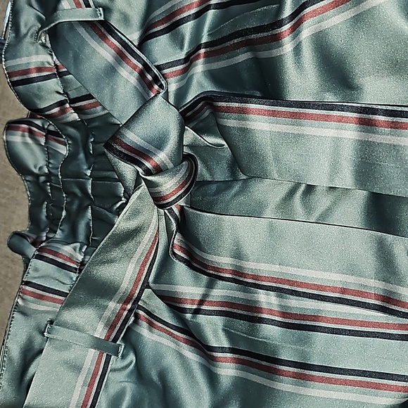 NWT Hermant & Nandita Mint Striped Wide Leg Pant Sz M - Picture 15 of 16